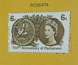 UK Great Britain 1965 700th Anniversary of Simon de Montfort's Parliament Mint PC06474