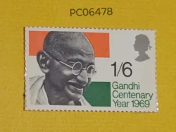 UK Great Britain 1969 Mahatma Gandhi Birth Centenary Year Mint PC06478