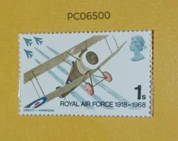 UK Great Britain 1968 50th anniversary of the Royal Air Force Mint PC06500