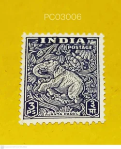 India 1949 Ajanta Caves Panel Elephant Definitive Used cancellation may differ PC03006