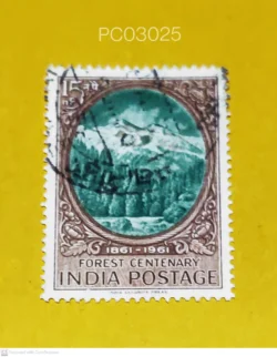 India 1961 Centenary of Scientific Foresty Used cancellation may differ PC03025