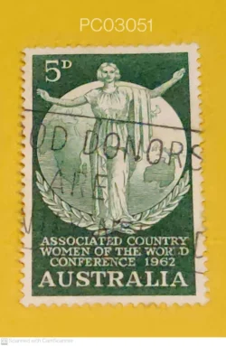 Australia 1962 Associated Country Women of the World Conference Used PC03051