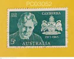 Australia 1963 Coat of arms of Canberra & Walter Burley Griffin Used PC03052