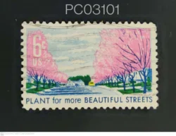 USA 1969 Plant for more Beautiful Streets Cherry Blossom Used PC03101