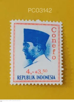 Indonesia 1965 Portrait of President Sukarno commemorating the Neffos Conferention (Conefo) Mint PC03142
