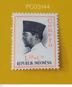 Indonesia 1965 Portrait of President Sukarno commemorating the Neffos Conferention (Conefo) Mint PC03144