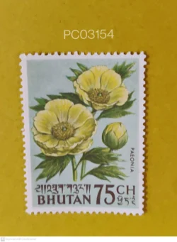Bhutan Paeonia Flower Mint PC03154