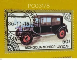 Mongolia Jatra 11 1923 Czechoslovakia Vintage Car Used PC03178