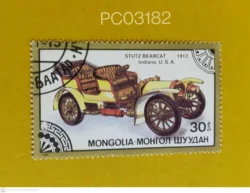 Mongolia 1986 Stutz Bearcat Indiana U.S.A Vintage Car Used PC03182