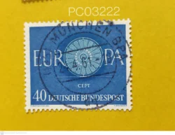 Germany 1960 EUROPA Omnibus Conference Emblem Used PC03222