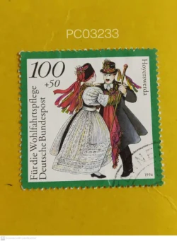 Germany 1994 Traditional Costumes Hoyerswerda Saxony Used PC03233