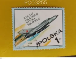 Poland 1973 30 years of the Polish People's Army Soviet Military Aircraft MIG Used PC03255