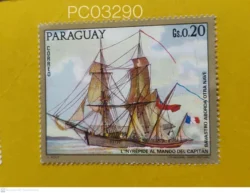 Paraguay 1972 USA Mount Vernon 1798 Paintings of Old Warships Mint PC03290