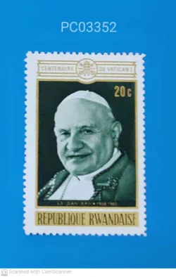 Rwanda 1970 Pope John the 13th Centenary of Vatican Christianity Mint PC03352