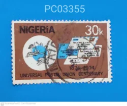 Nigeria 1974 UPU Centenary Used PC03355
