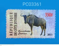 Ivory Coast 2013 Blue wildebeest Animal Mint PC03361