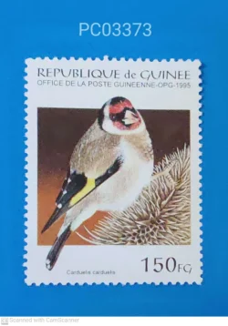Guinea 1995 European Goldfinch Bird Mint PC03373