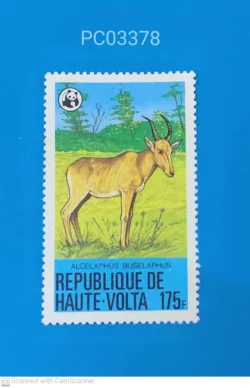 Upper Volta (now Burkina Faso) 1979 Hartebeest Animal World Wilding Fund Mint PC03378