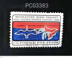 USA 1966 Golden Jubilee of Migratory Bird Treaty between United States and Canada Used PC03383