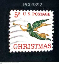 USA 1965 Christmas Angel Used PC03392