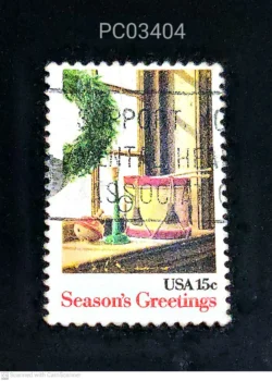 USA 1980 Christmas Seasons Greetings Used PC03404