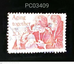 USA 1982 Aging Together Honoring Senior Citizens Grandparents Used PC03409