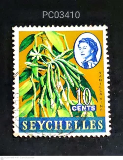 Seychelles 1962 Vanilla vine plant Used PC03410