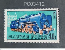 Hungary 1972 Steam Locomotive Railways Used PC03412
