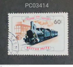 Hungary 1976 Steam Locomotive No. 17 Railways Used PC03414