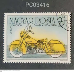 Hungary 1985 Harley-Davidson Duo-Glide motorcycle Used PC03416
