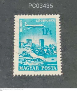 Hungary 1966 Plane over Cities served by Hungarian Airways Beirut Used PC03435