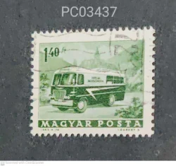 Hungary 1963 Post Office Delivery Motor Car Used PC03437