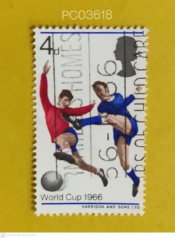UK Great Britain 1966 World Cup Football Used PC03618