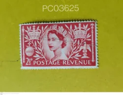 UK Great Britain 1953 Coronation of Queen Elizabeth II Used PC03625