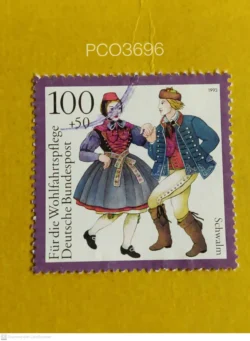 Germany 1993 Traditional Costume Schwalm Hesse Used PC03696
