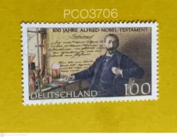 Germany 1995 Alfred Nobel (1833 - 1896) Swedish chemist Used PC03706