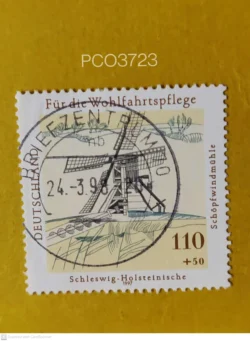 Germany 1997 Scoop Windmill Schleswig-Holstein Energy Used PC03723