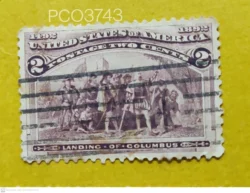USA 1892 Landing of Christopher Columbus Expeditions Used PC03743