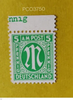 Germany 1945 Allied Military Post 5 Pfenning Green Used PC03750