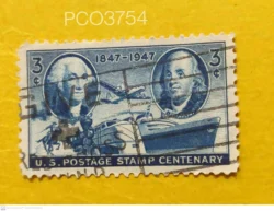 USA 1947 George Washington & Franklin American Politician Used PC03754