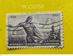 USA 1954 Nebraska Territorial Centennial Used PC03756