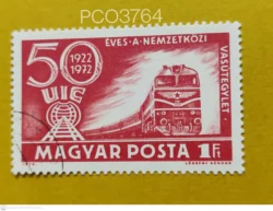 Hungary 1972 Class M62 Diesel Train Railway Used PC03764