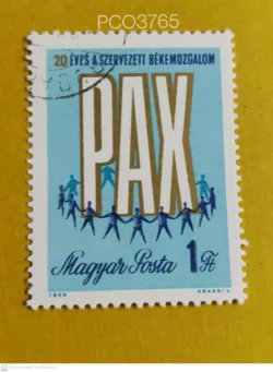 Hungary 1969 20th Anniversary of Peace Movement Used PC03765