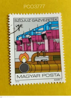 Hungary 1979 Sojus gas pipeline and compressor station Used PC03777